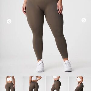 NVGTN Olive Green High-Rise Full-Length Leggings